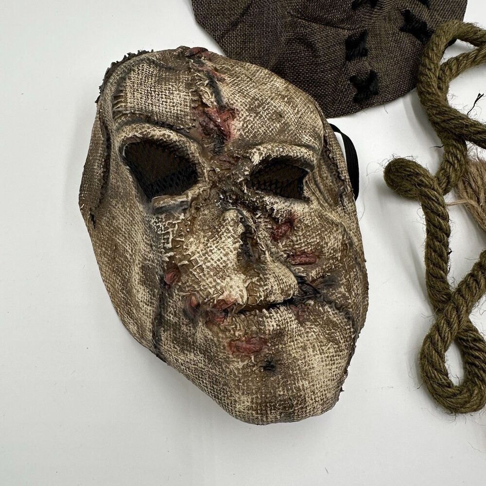 Spirit Halloween Child Creepy Scarecrow Costume Large (12-14) Spooky Scary Haunt - Picture 11 of 16